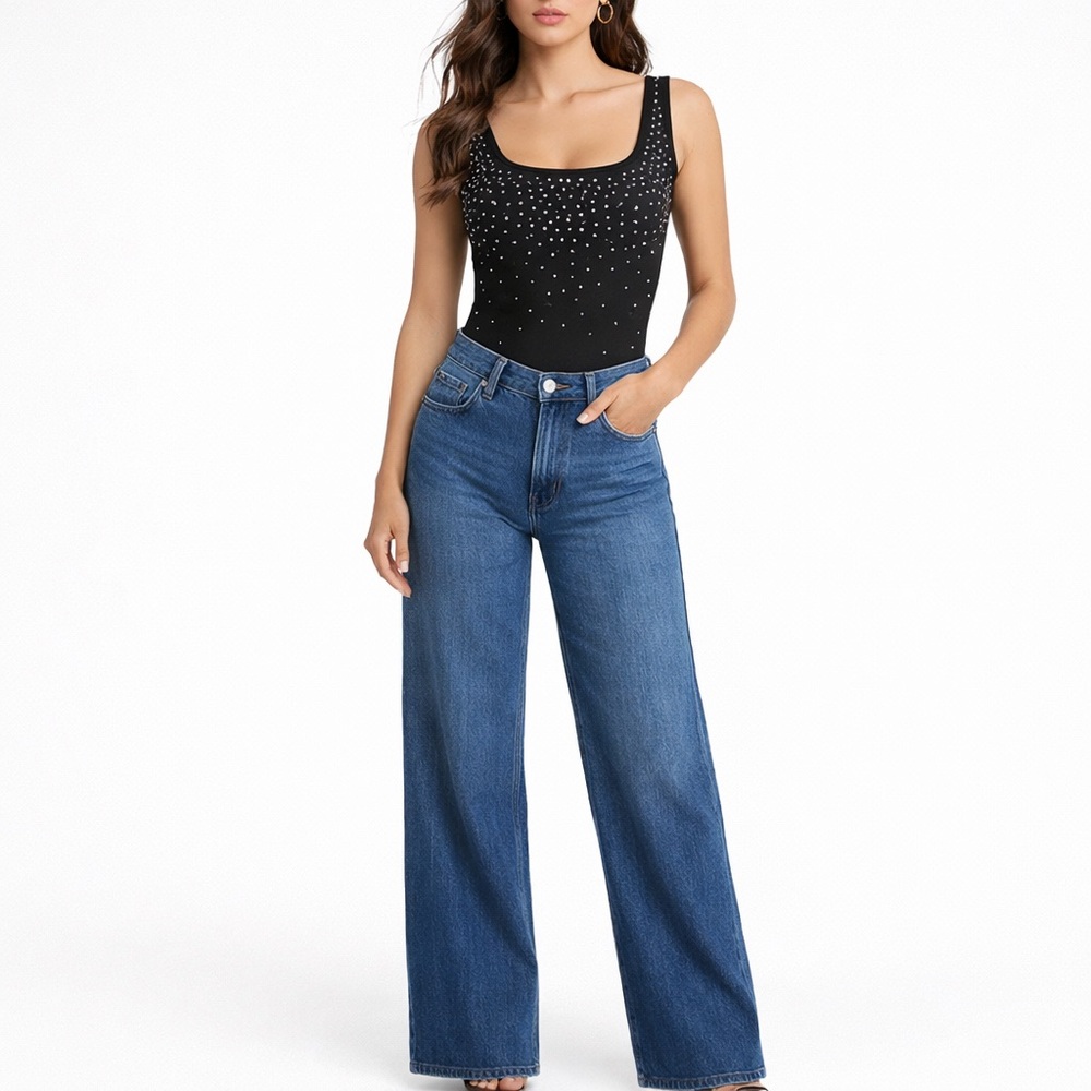 Jeweled Bodysuit NWT